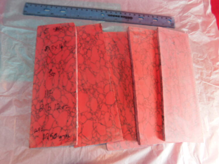 Synthetic Turquoise 5 Slabs