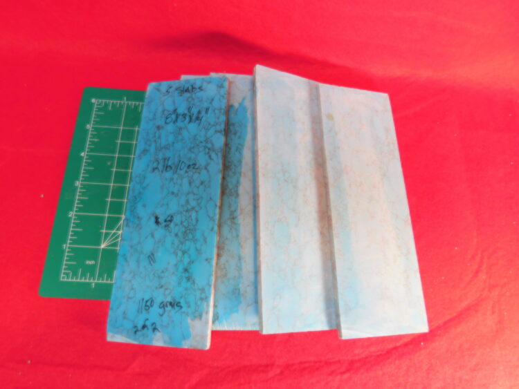 Synthetic Turquoise 5 Slabs