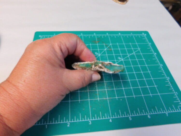 Chrysoprase rough rock