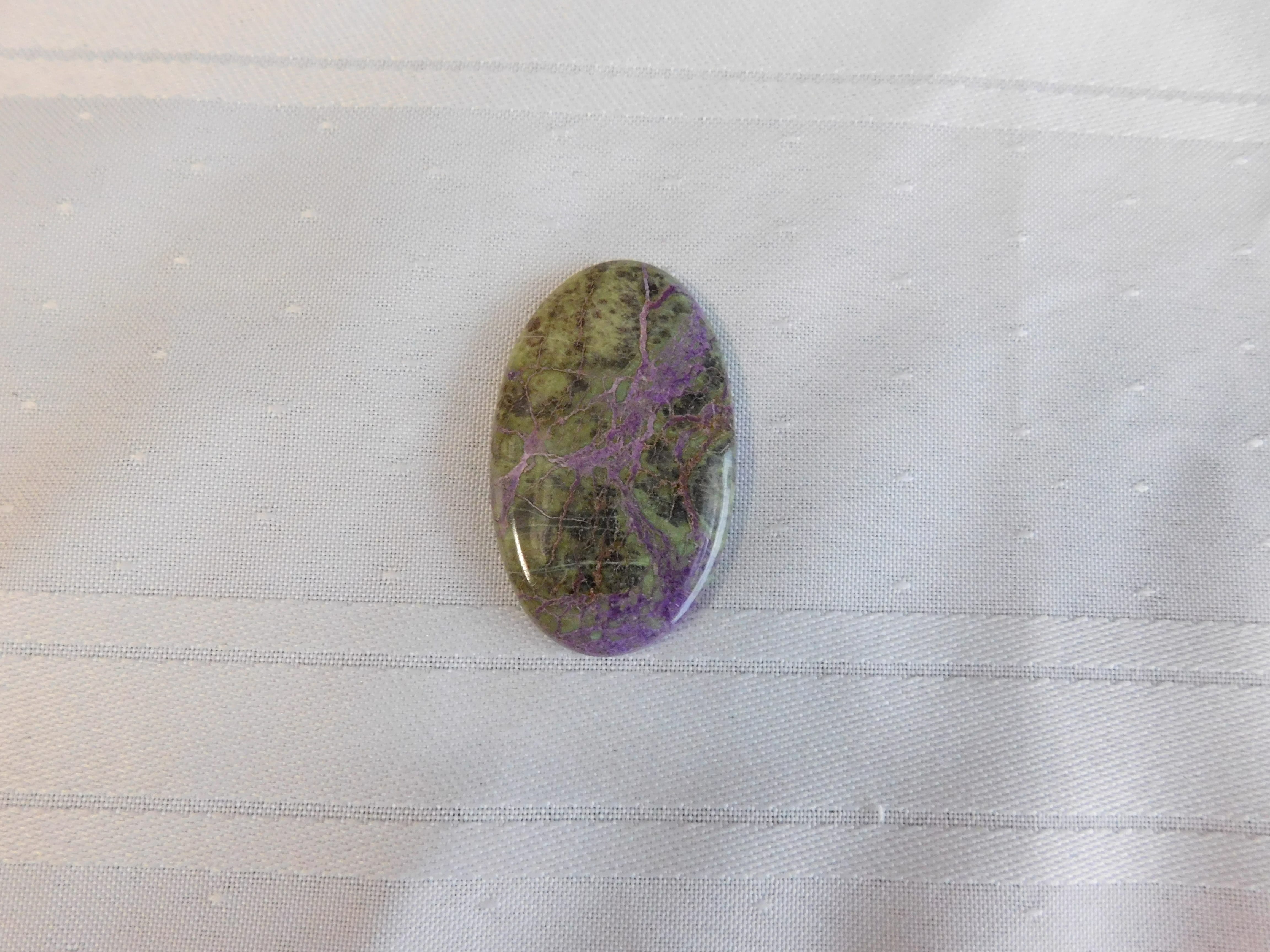 Purple Stichtite Atlantisite Cabochon from Namibia, Africa